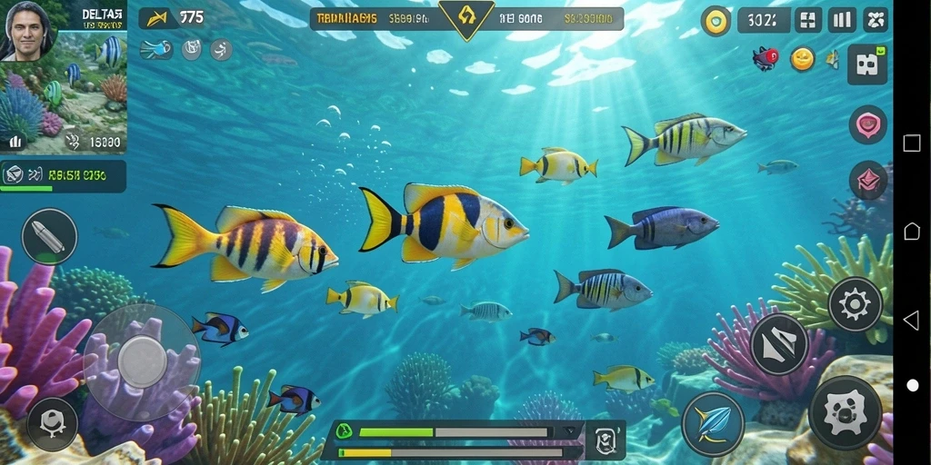 Gameplay Tembak Ikan yang seru dan interaktif di DELTA575.