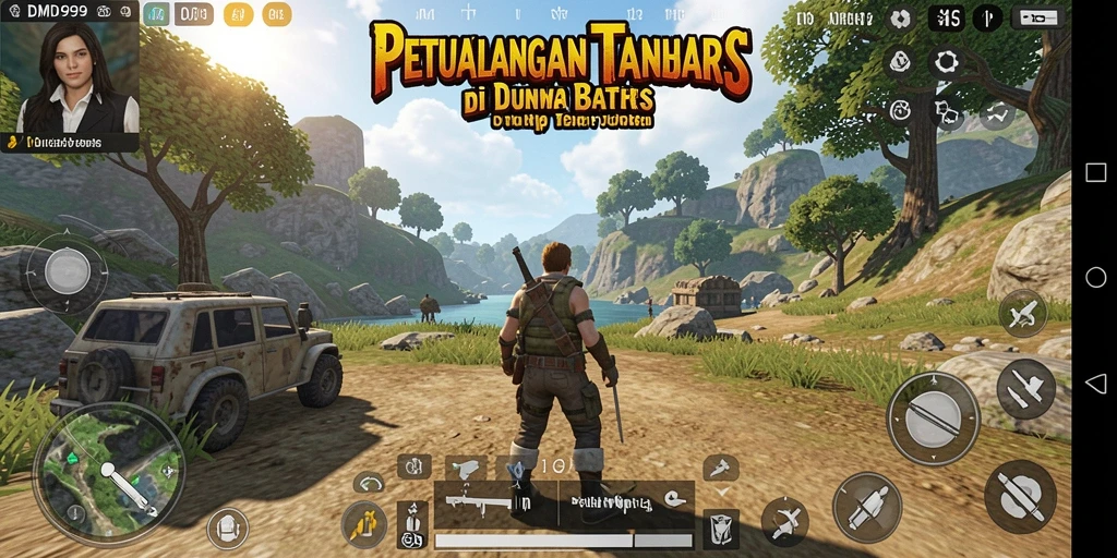 Gambaran gameplay DMD999 yang menampilkan aksi petualangan Open World.