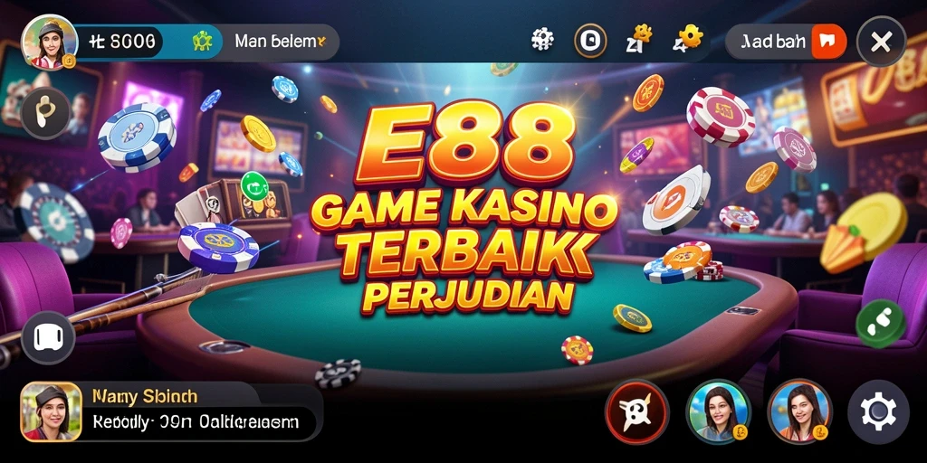 Tampilan gameplay E88 yang mengasyikkan dalam dunia Kasino.