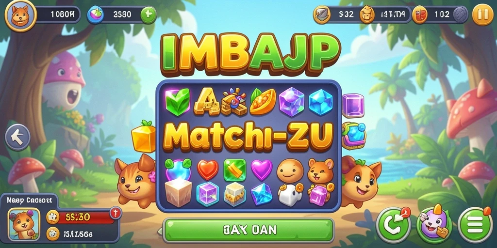 Tampilan gameplay seru di IMBAJP yang penuh warna dan tantangan.