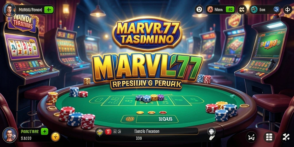 Tampilan gameplay menarik dari aplikasi Kasino MARVRL77.