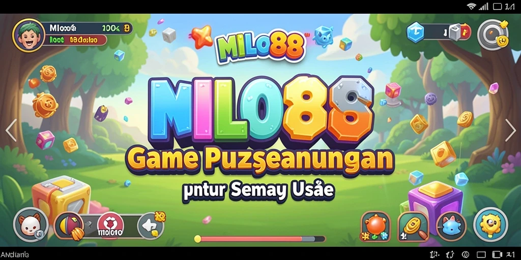 Tampilan gameplay seru dari <strong>MILO88</strong> dengan tantangan Puzzle menarik.