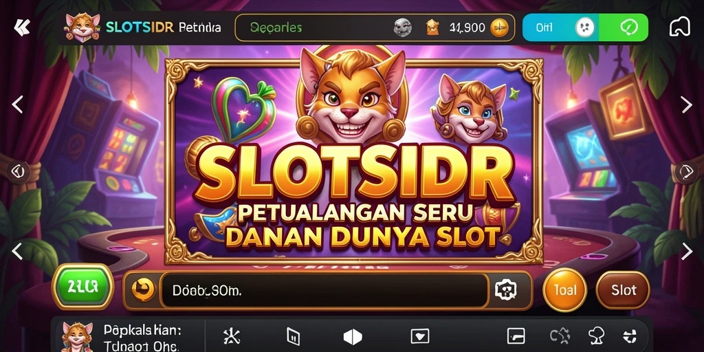 Gameplay menarik SLOTSIDR dengan grafis memukau dan petualangan seru.