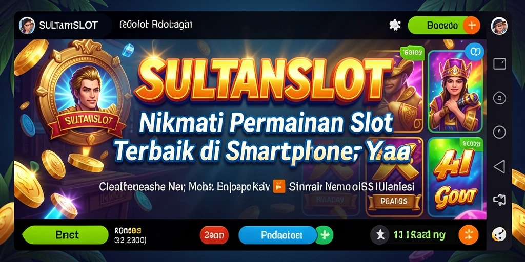 Tampilan gameplay SULTANSLOT yang menarik dengan berbagai tema slot.