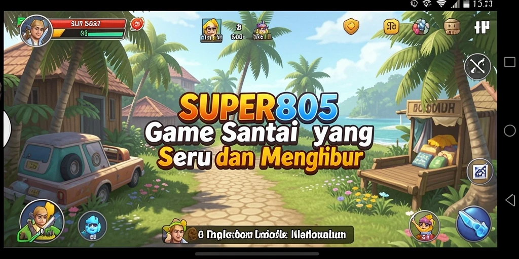 Tampilan screenshot <strong>SUPER805</strong> menunjukkan gameplay yang menarik dan penuh warna.