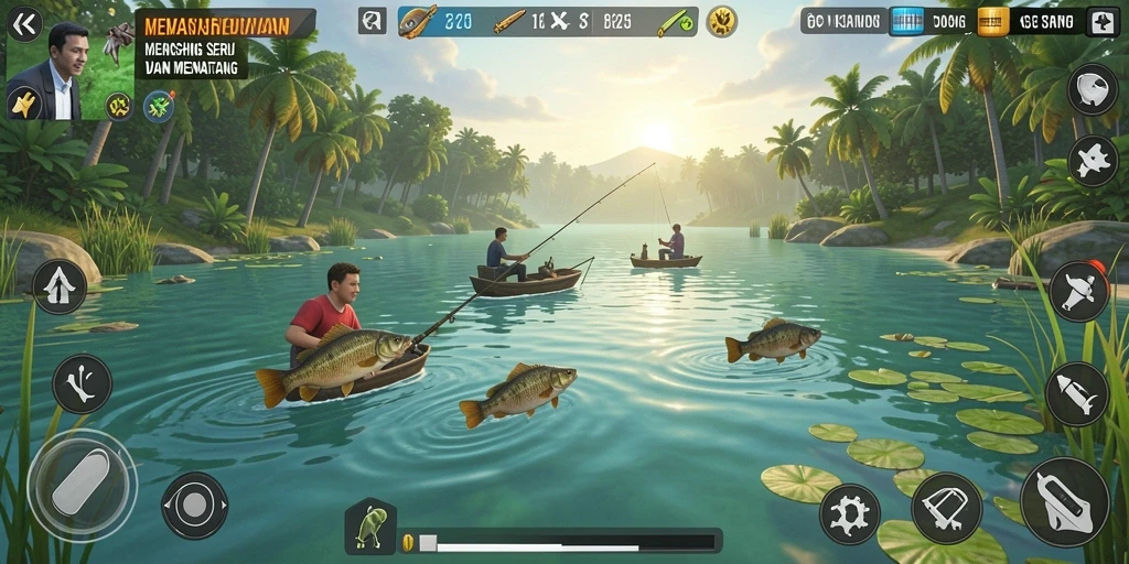 Tangkapan ikan besar dalam V21 dengan grafis luar biasa.