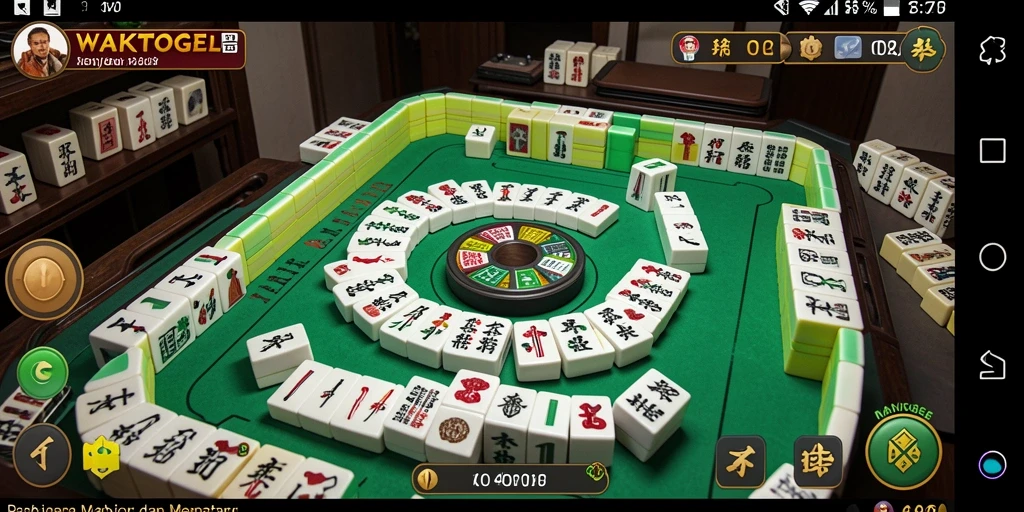 Screenshot utama WAKTOGEL menampilkan gameplay Mahjong yang menantang dan menarik.